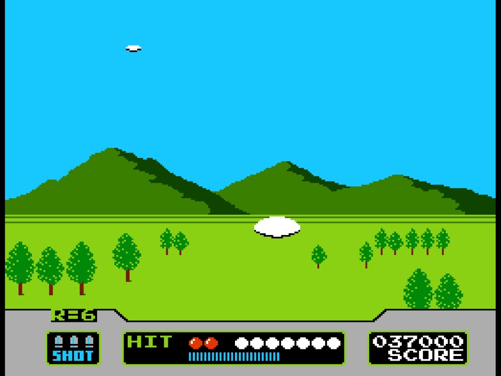 Gameplay of Duck Hunt for NES